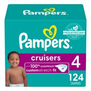 Pampers Pañales Cruisers Talla 4 / 124 Unidades