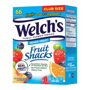 Welch's Dulces Snacks de Frutas Mixtas 66 Unidades / 22.7 g