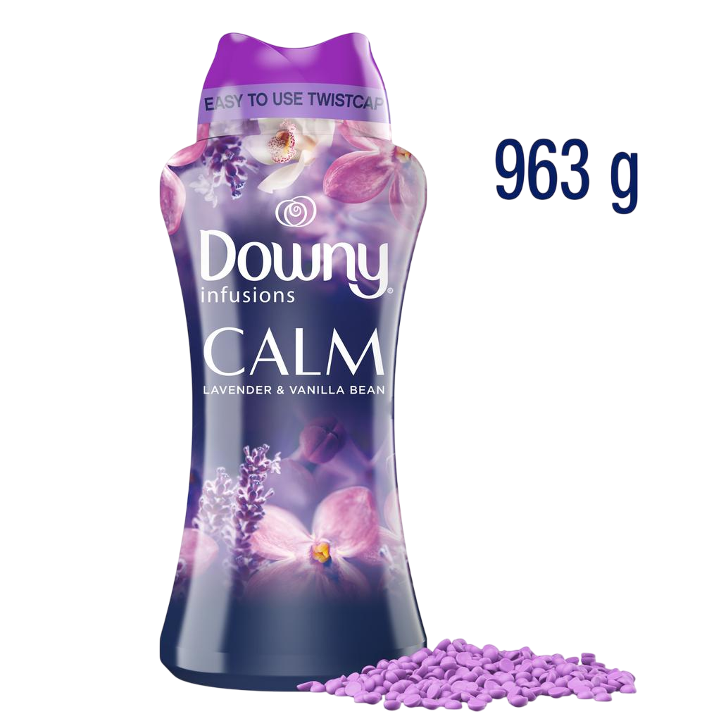 Downy Infusions Calm Perlas de Perfume Intensificadoras de Aroma a Lavanda y Vainilla 963 g / 34 oz