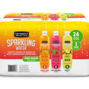Member's Selection Agua con Gas de Sabor a Frutas Cero Azúcar 24 Unidades / 503 mL / 17 oz