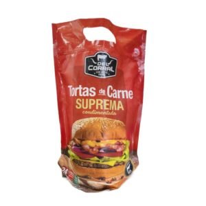 El Corral Torta Carne de Res 24 Unidades / 75 g / 2.6 oz