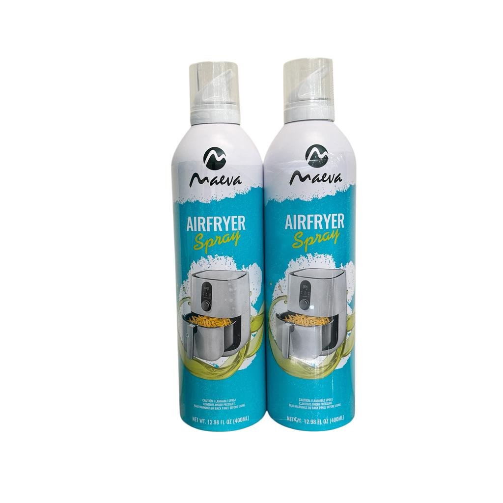 Maeva Aceite en Spray para Freidora de Aire 2 Unidades / 400 mL / 12.98 oz