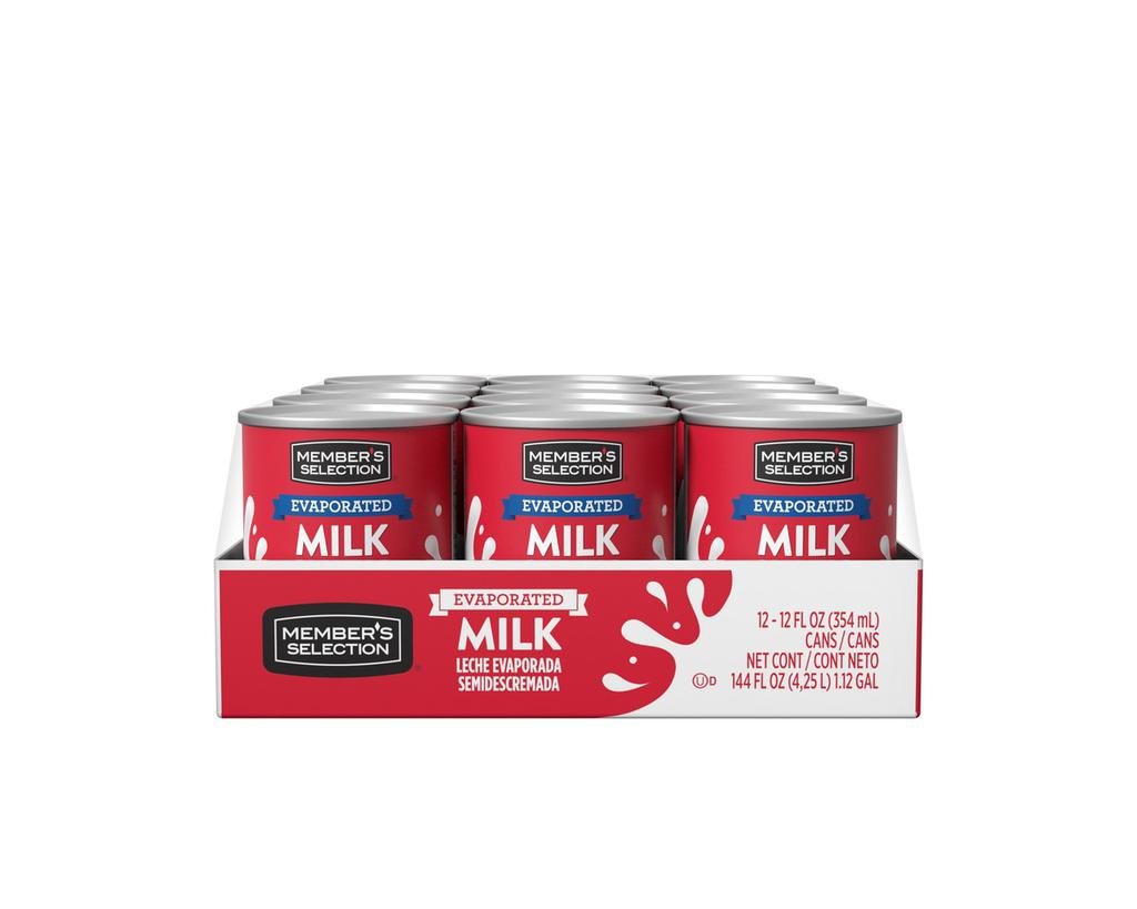 Member's Selection Leche Evaporada 12 Unidades / 354 mL / 12 oz