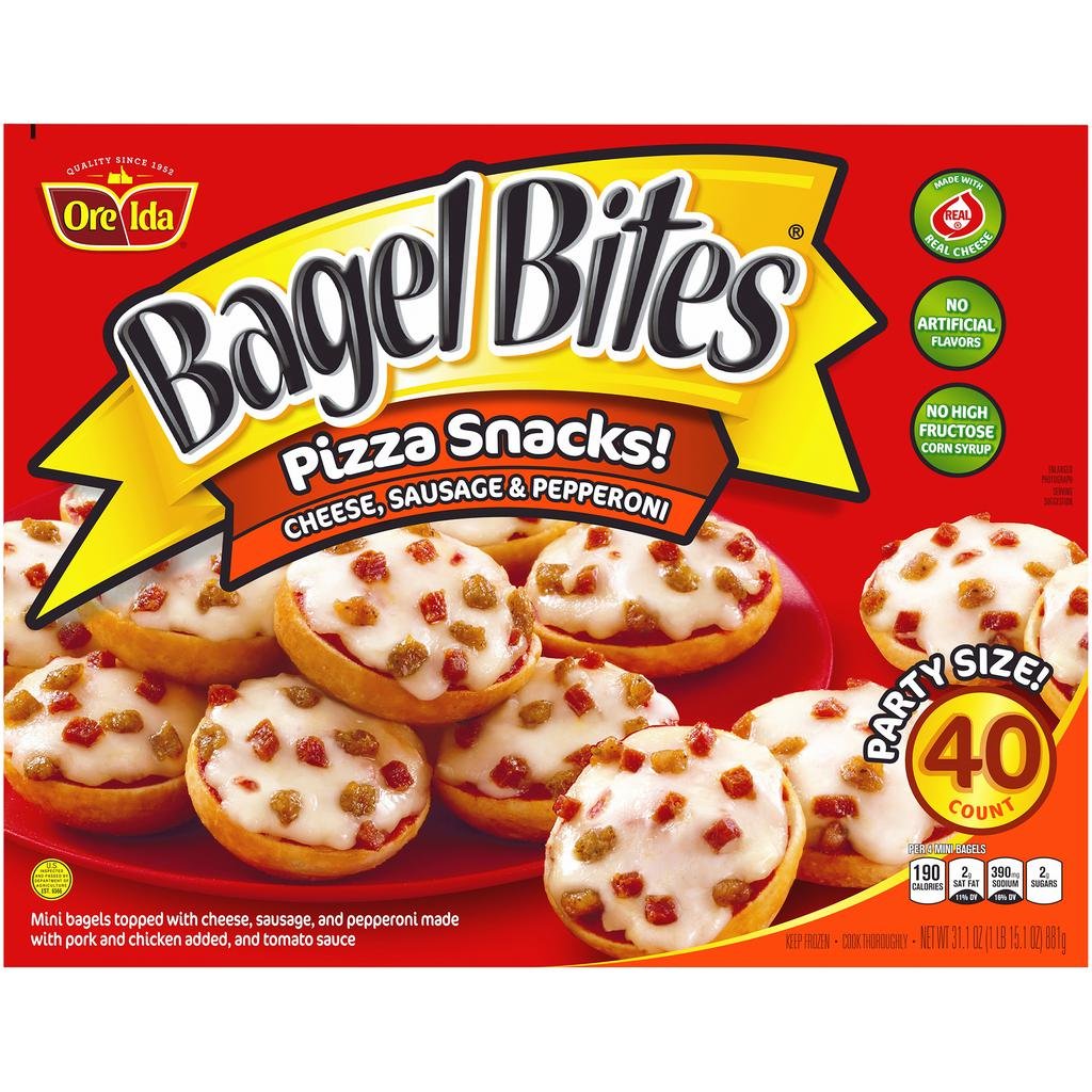 Bagel Bites Mini Pizza de Salchicha 40 Unidades / 22 g / 0.7 oz