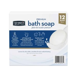 Member's Selection Jabón en Barra Aroma Original 12 Unidades / 105 g / 3.75 oz