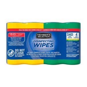 Member's Selection Toallitas Desinfectantes 4 Unidades / 85 Toallitas