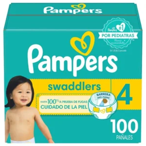 Pañales Pampers Swaddlers Talla 4, 10-17kg – 100Uds