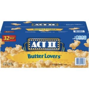 Act II Palomitas de Maíz para Horno Microondas 32 Unidades / 78 g / 2.75 oz