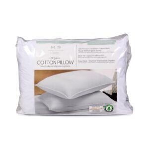 Member's Selection Almohadas Orgánicas de 300 Hilos y Funda en 100% Algodón 2 Unidades / 50 cm x 71 cm / 20" x 28"