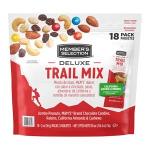 Member's Selection Mezcla de Frutos Secos Deluxe con M&M's 18 Paquetes / 56 g / 2 oz