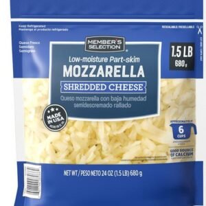 Member's Selection Queso Mozzarella Rallado / 680 g / 1.5 lb