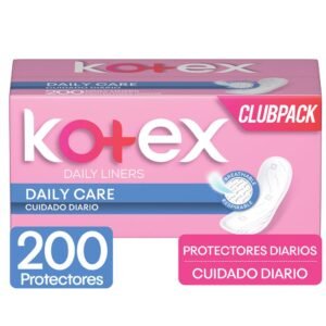 Kotex Protectores Cuidado Diario 200 Unidades