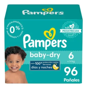 Pampers Pañales Baby Dry Talla 6