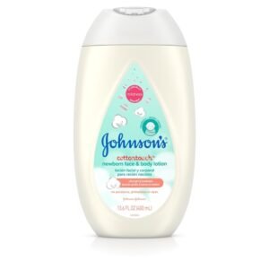 Johnson s CottonTouch Newborn Baby Face and Body Lotion 13.6 fl oz